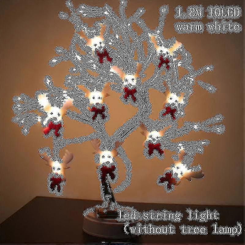 Snowman Christmas Tree Led Garland String Light Merry Christmas Decorations For Home