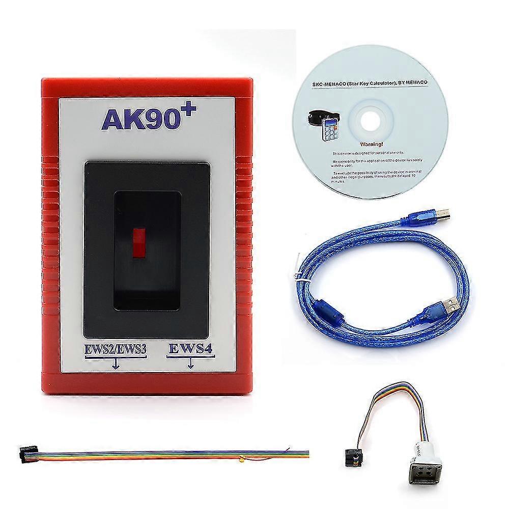 Ak90+ Key Programmer For Bmw Ews2/3/4 Key Code Reader V3.19 Newest Version Ak90 Key Maker For Bmw Pr
