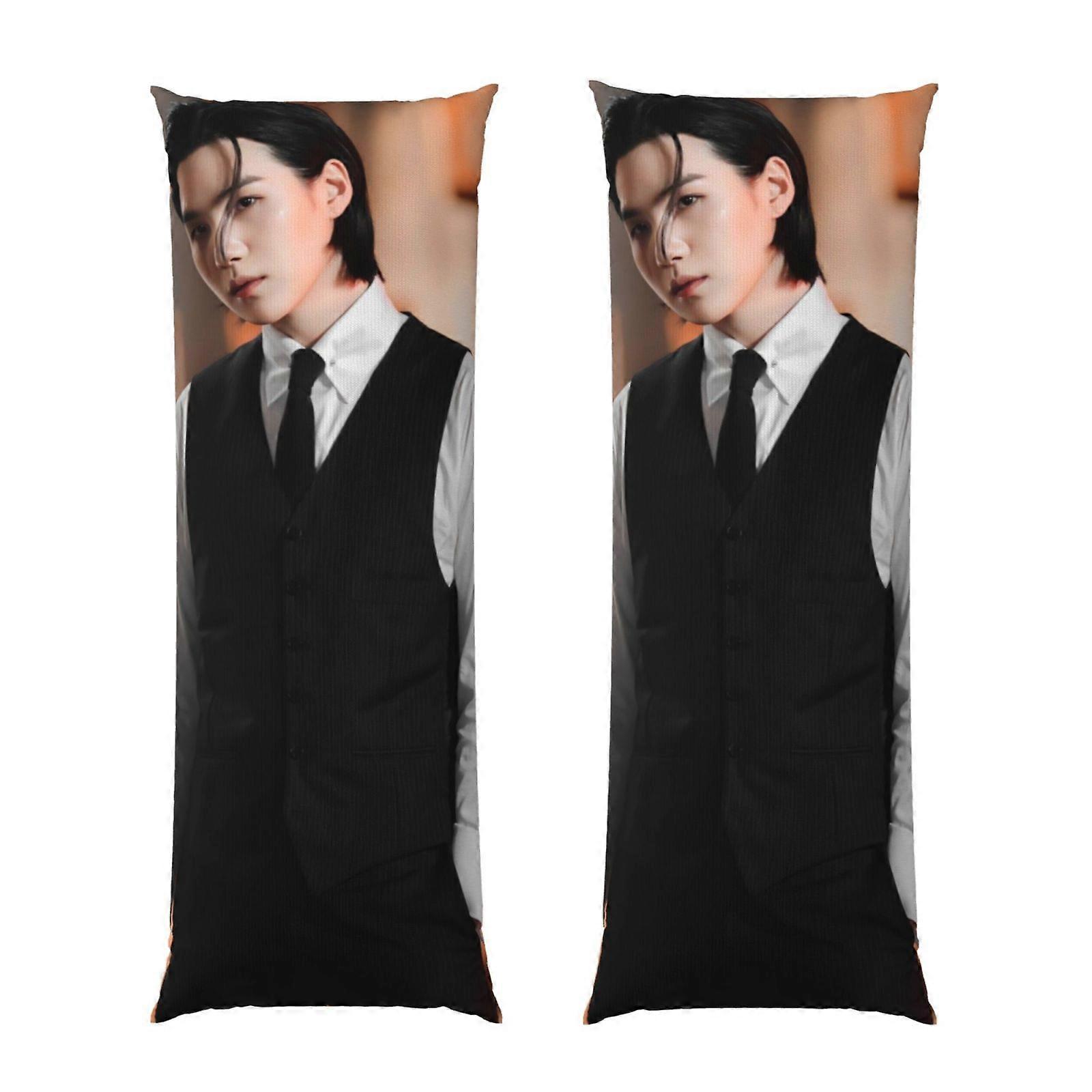 BTS SUGA (17) Μαξιλαροθήκη σώματος BTS SUGA (17) Μαξιλαροθήκη πλήρους μεγέθους-ML1325