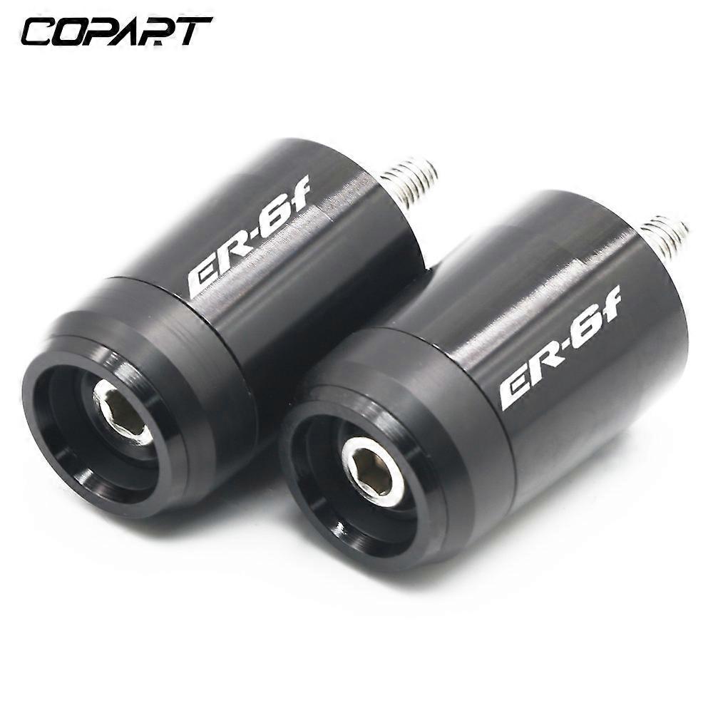 For KAWASAKI NINJA ER6F ER 6F ER-6F Motorcycle Accessories Universal CNC 7/8 22MM Handlebar Grips Handle Bar Grip End Cap Plug