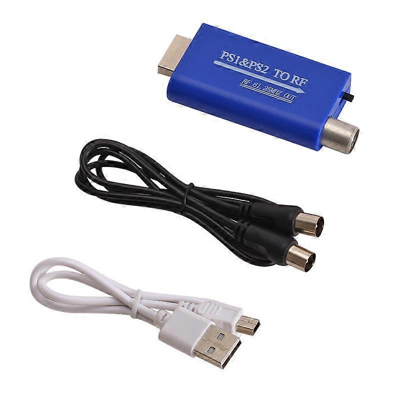 Game Console To Rf High Frequency Output Audio Video Signal Conversion Adapter