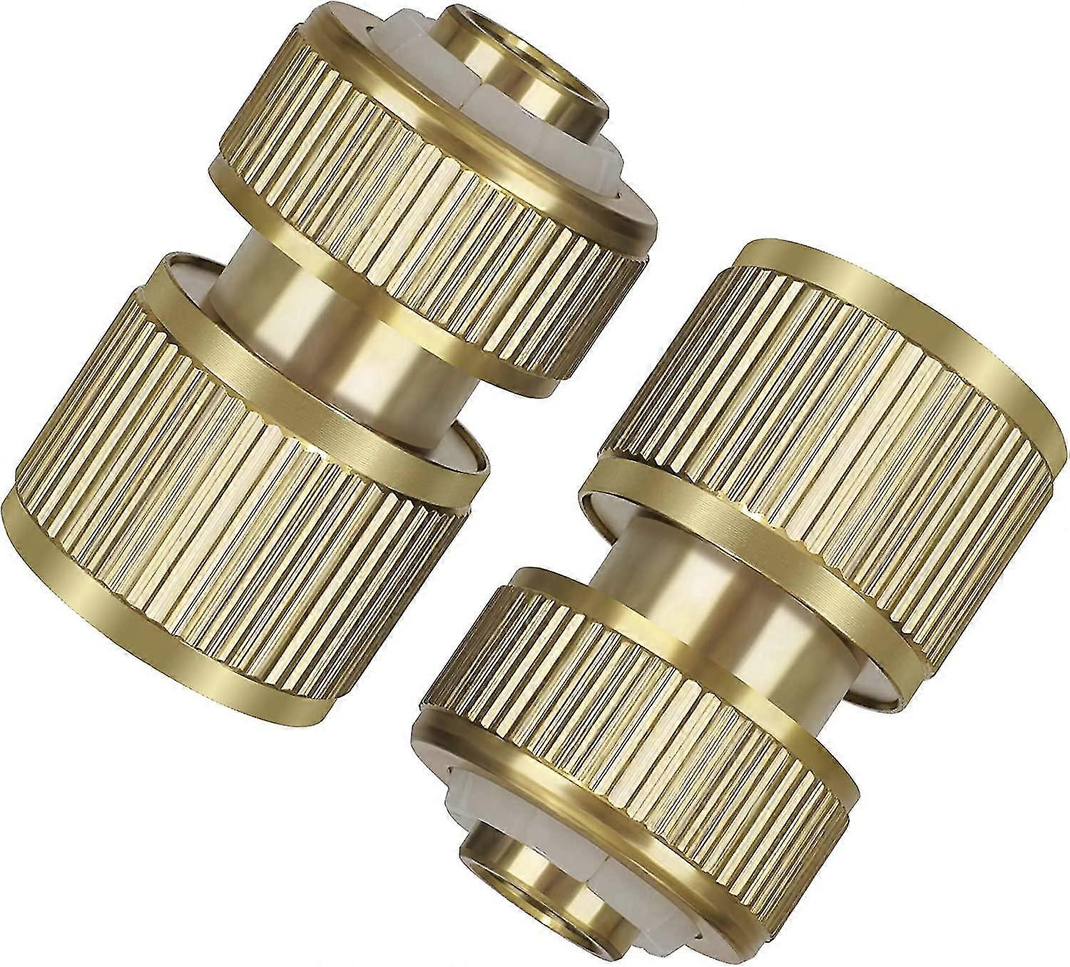 Garden Hose Quick Connector, Brass Garden Hose Connector, 1/2 Inch Expandable Garden Hose Faucet Connector, Garden Hose Pipe Faucet Adapter For Washin