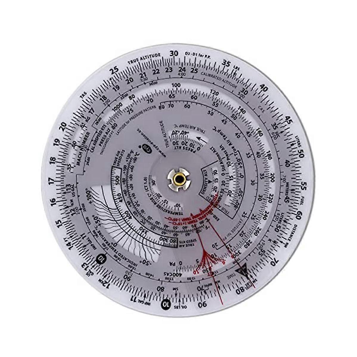 E6B-R Flight Computer Aviation Plotter Circular Slide Rule Used in Aviation Flight Training