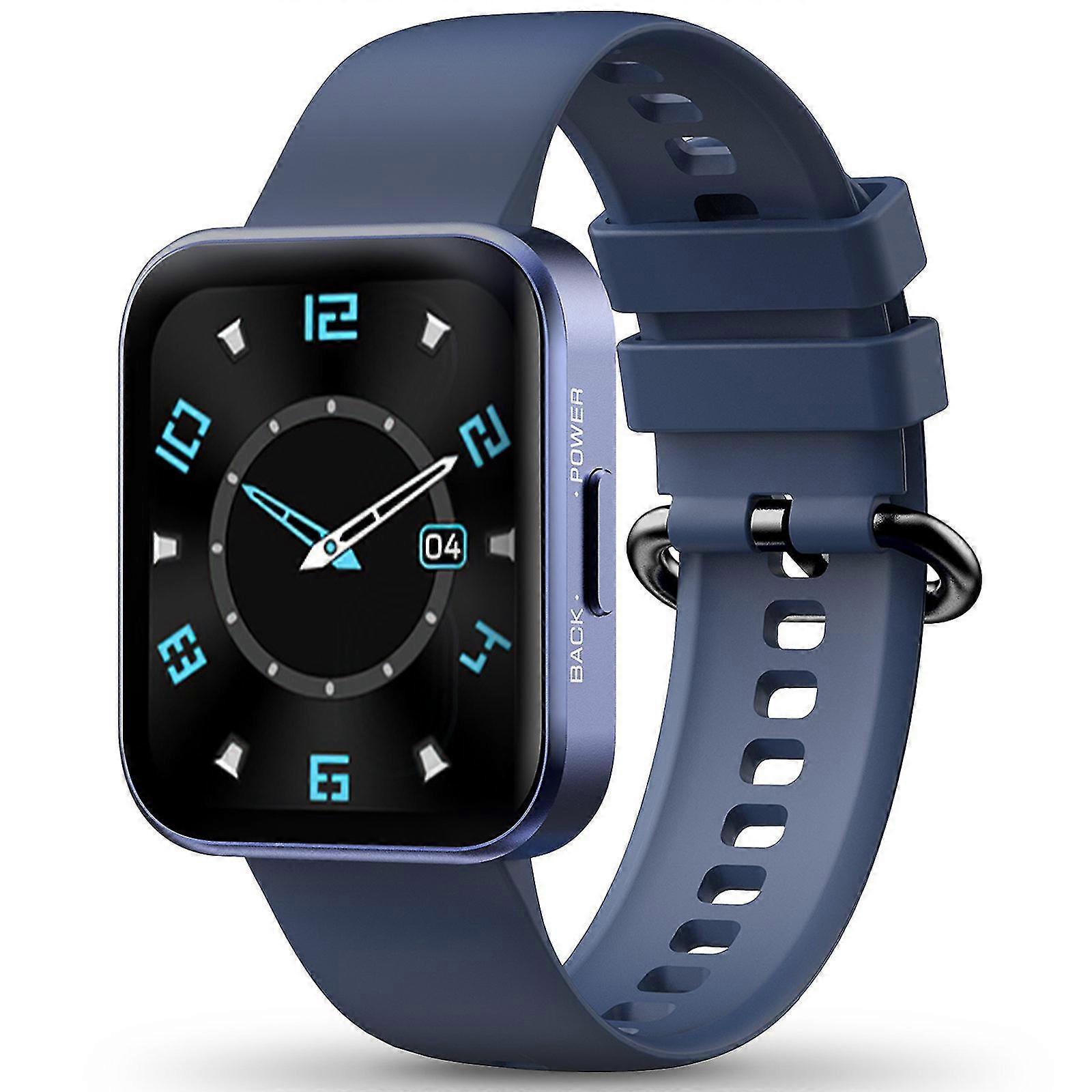 Smart ur til Kvinder Mænd 1,71 ''Touch Screen Fitness Tracker Med Puls Og Blod Ilt Monitor Søvn Og Sport Tracking IP68 Vandtæt Mode