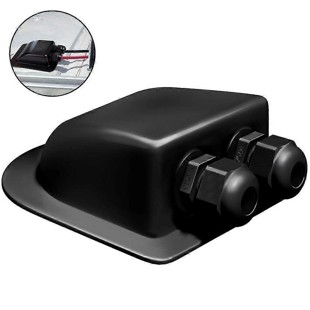 1 pcs waterproof double cable entry gland for solar panels