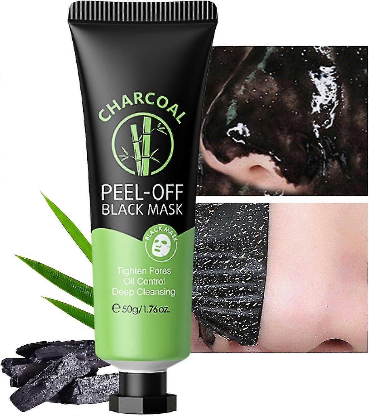Charcoal Peel Off Face Masks, Blackhead Remover Mask, Deep Cleansing Face Mask for Dirt Acne Pores Shrinking, Oil Control