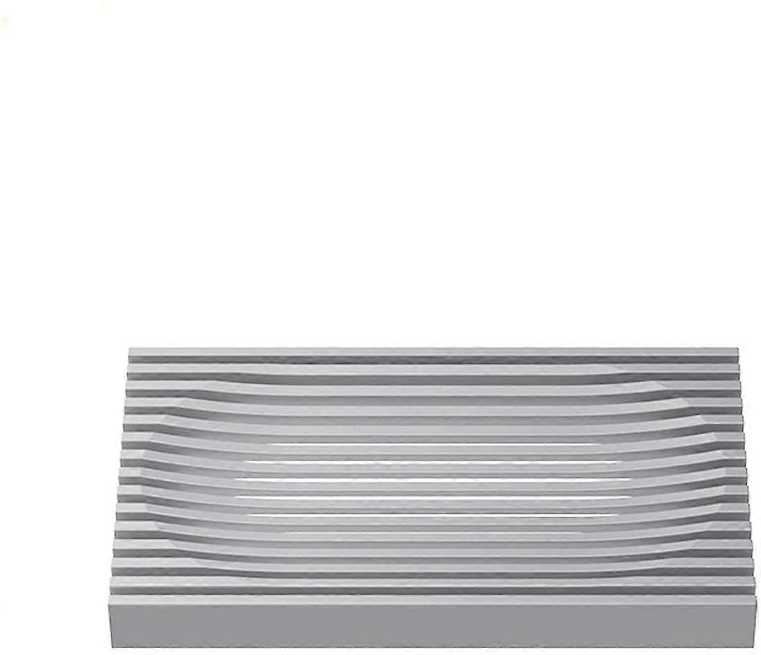 Home Essential Soap Box Soap Grid Soap Disc, Double-Sided Creative Silicone Soap Dish