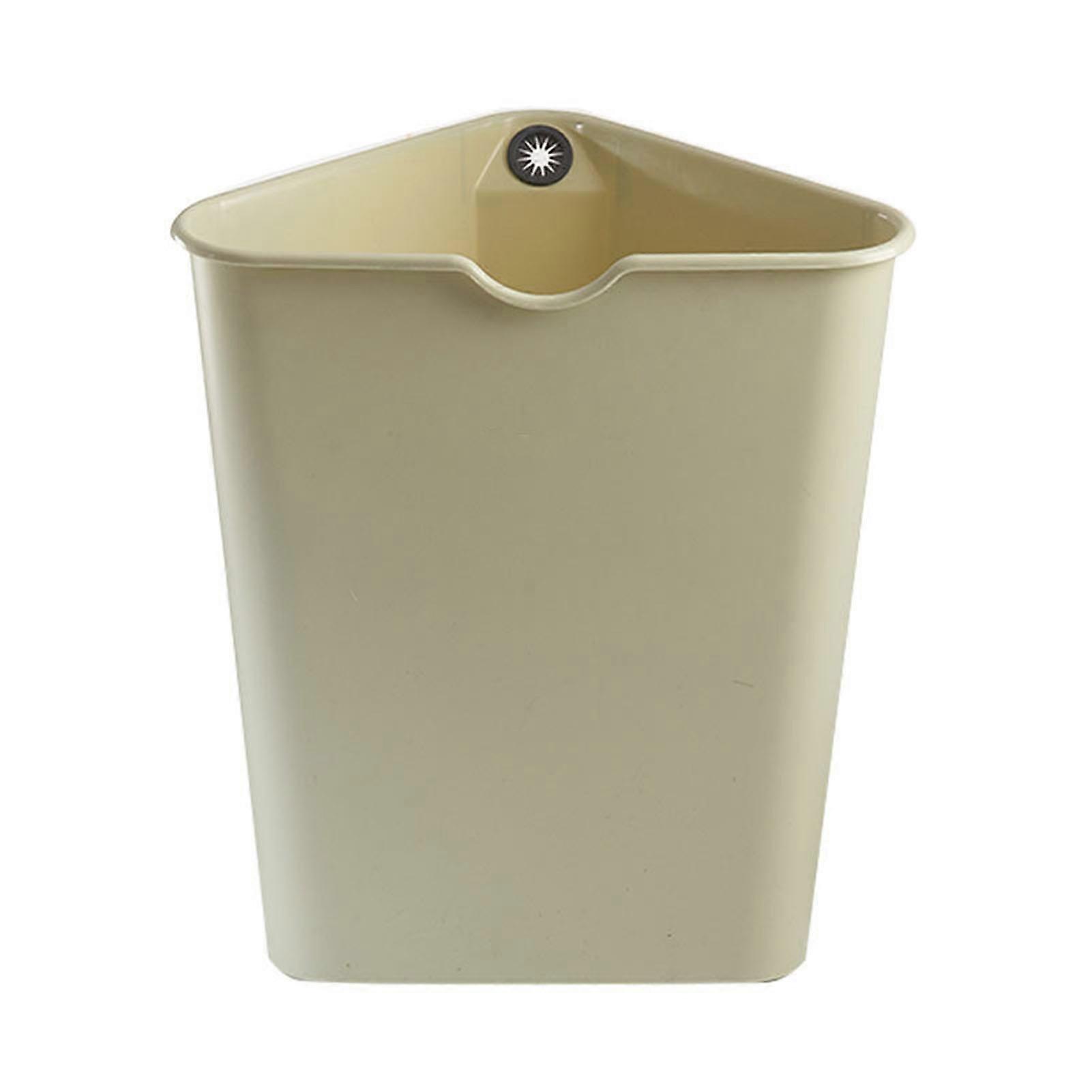 Plastic Trash Can Lightweight Creative Garbage Bin for Home School Office Apartment