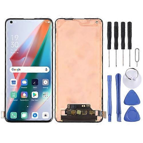 Ltpo AMOLED החלפת מסך Display Digitizer עבור OPPO Find X3 / Find X3 Pro עם ערכות כלי תיקון