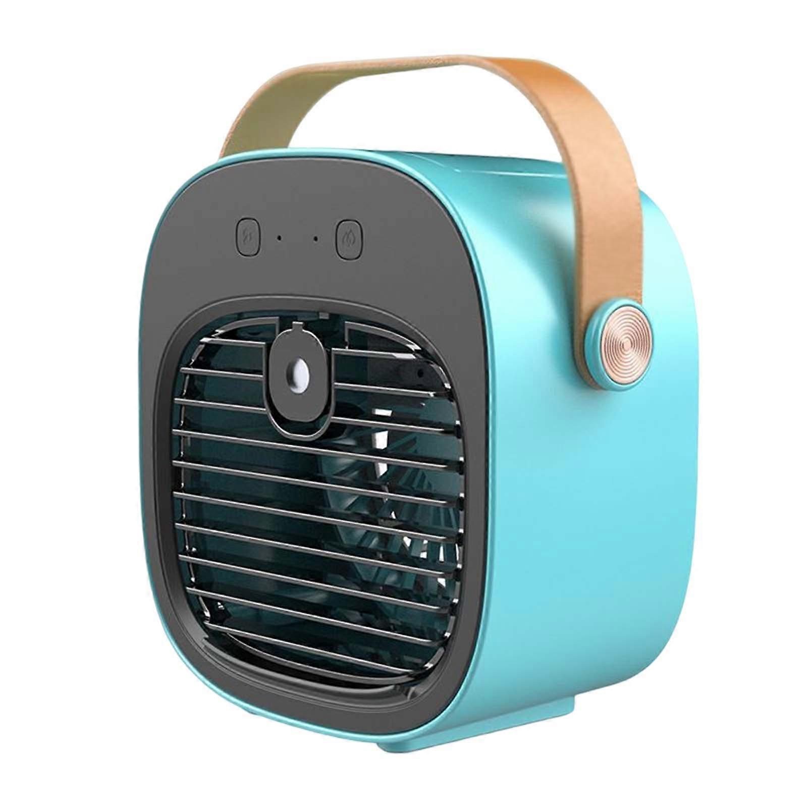 Mini Humidification Cooling Fan Multifunctional Mist Fan Portable Blinds Fan
