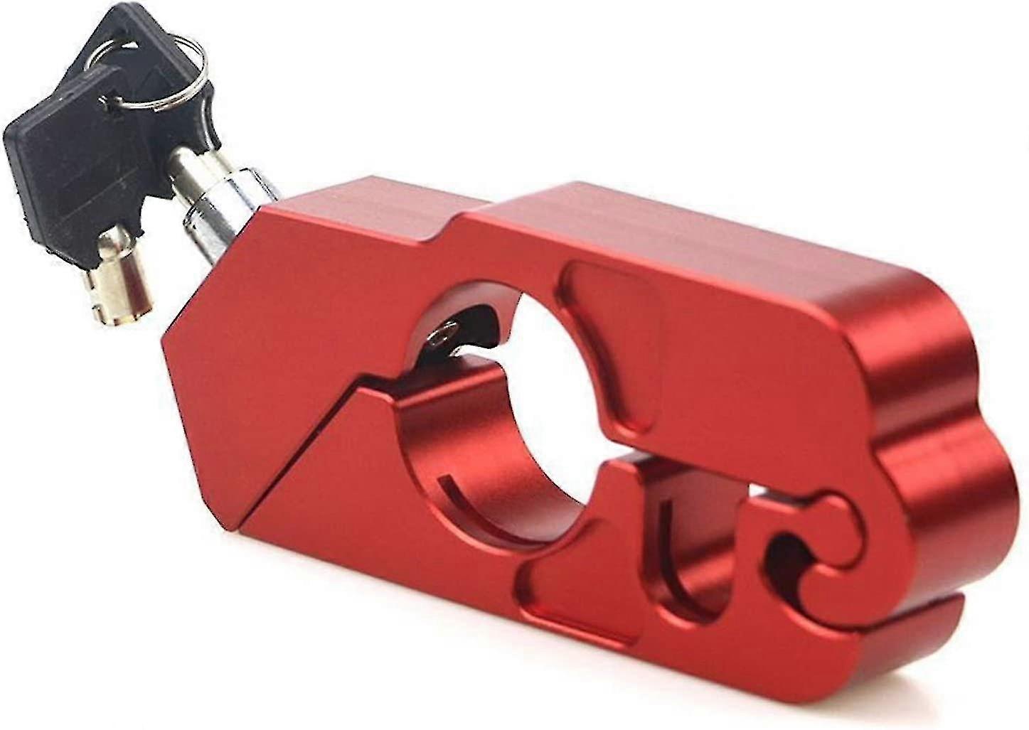 Anti-theft Motorcycle Handle Universal Aluminum Safety Security Handle Locks Handset Handlebar Lock Brake Lever Fit Scooters Bikes Mtb Motorcycles Mot