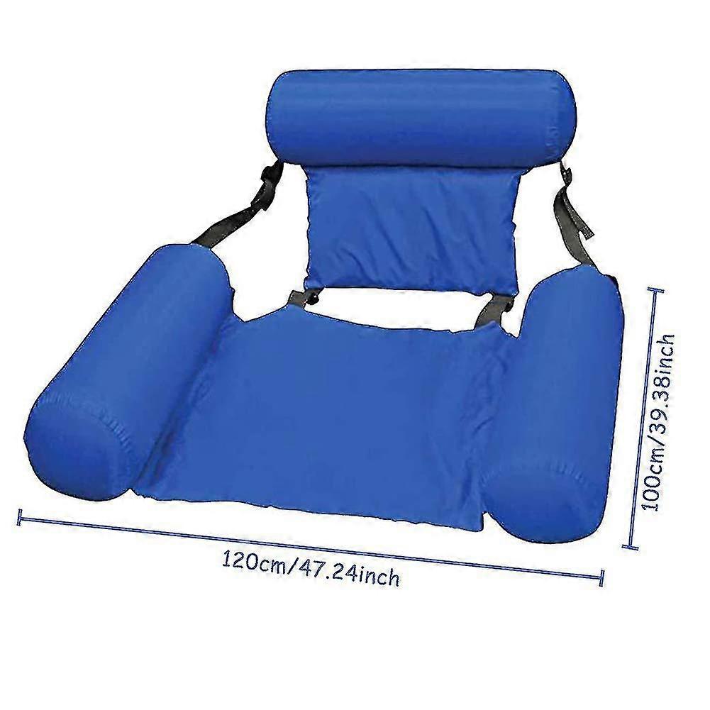 Inflatable Water Hammock Inflatable Floating Recliner Water Games Lounge Chair Bed Floating Sofa Summer Foldable