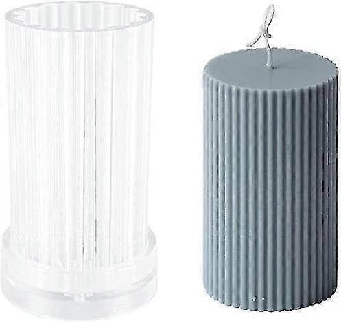 Plastic Candle Molds For Making Handmade Scented Candles 3d Column Shape Candles Shape For Soy Wax