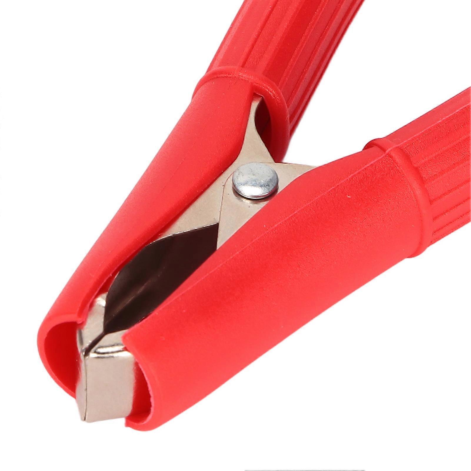 10pcs Heavy Duty Insulated Electrical Test Clamp 30A Safety Battery Charger Clip for Car Boat TruckRed