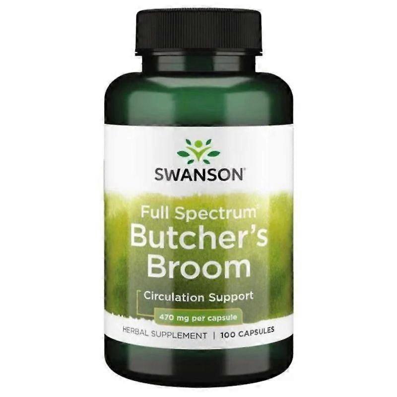 Swanson Full Spectrum Butcher's Broom 470mg Capsules 100