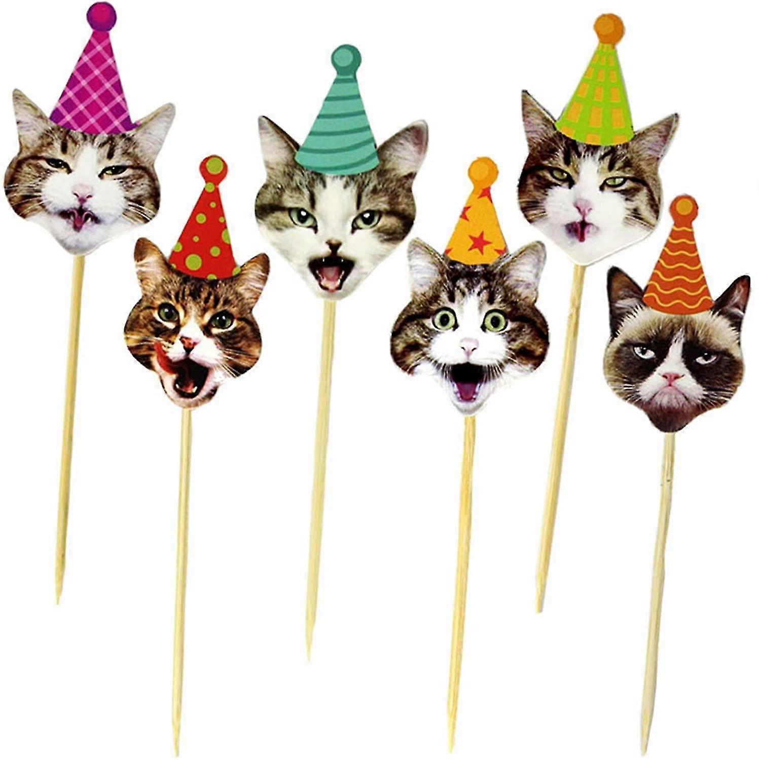 24 Pcs Cupcake Toppers