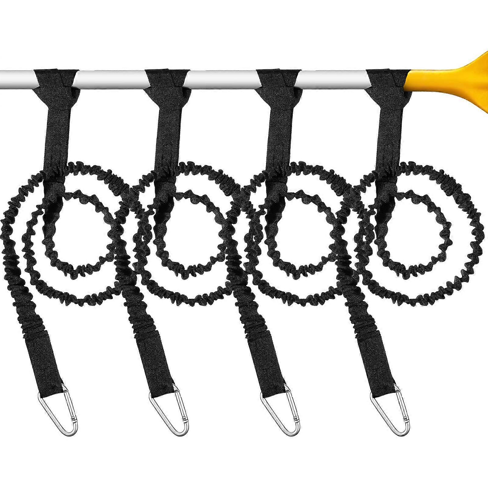 4 Pieces Kayak Paddle Leash Kayak Rod Leash Kayak Paddle Lanyard Stretchable Coiled Lanyard Leash Kayak Accessories