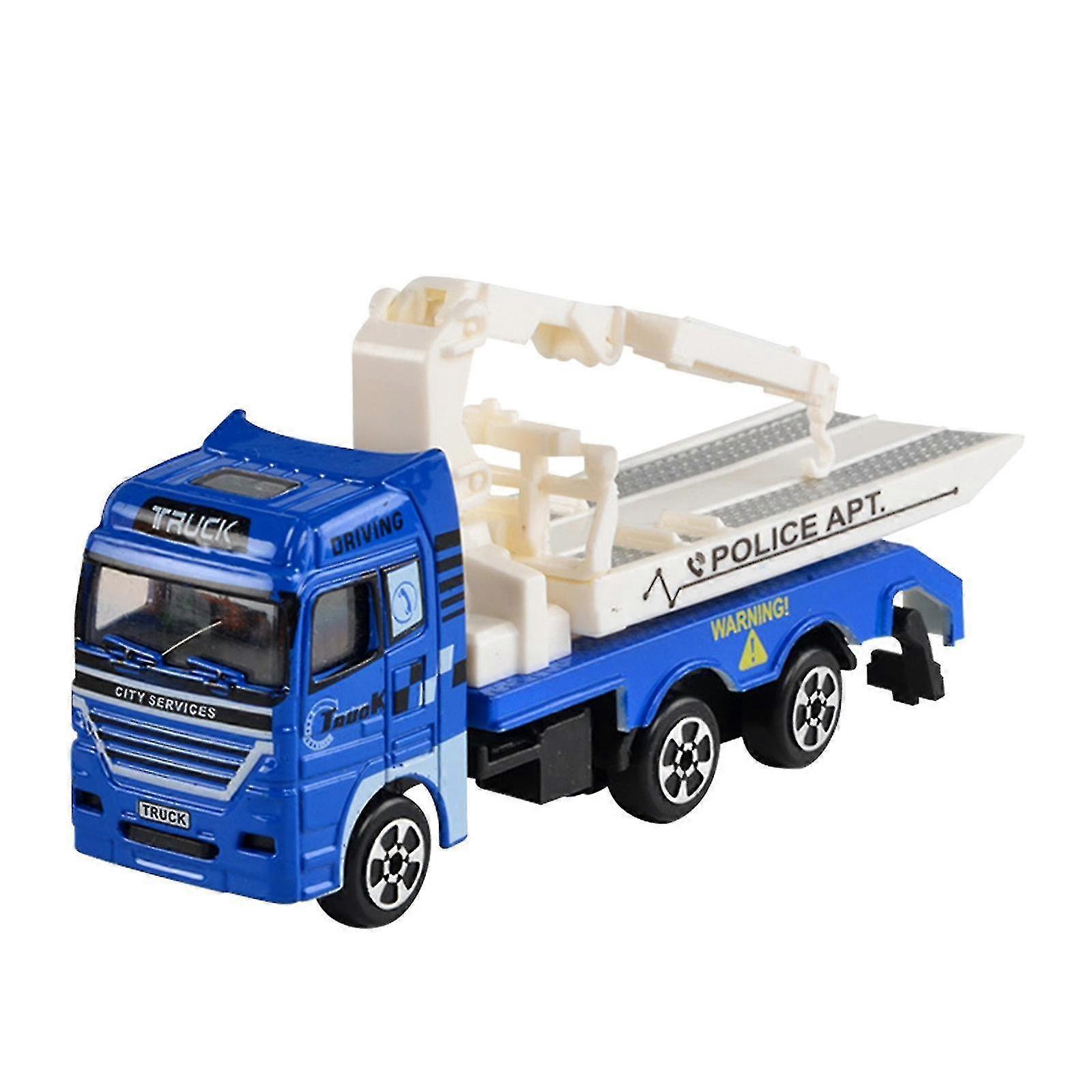 Emergency Realistic Car Simulation Alloy Engineering Car Children's Model Toy