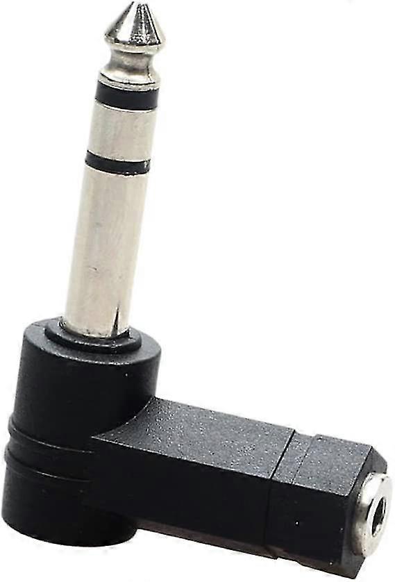 Stereo Audio Extension Cable Connector Plug Replacement Headphones (black) (1pcs)