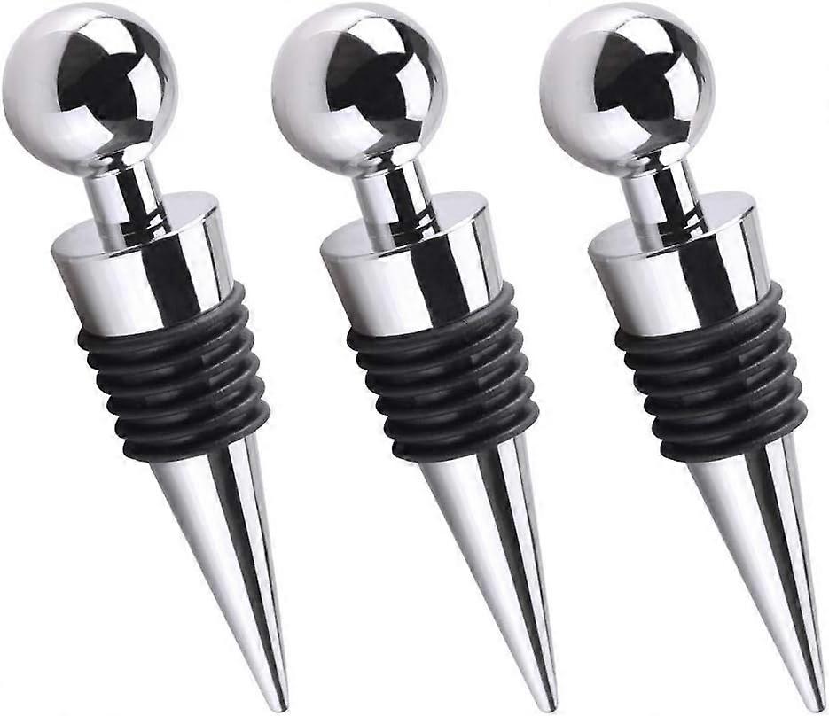 3 pieces wine stopper, bottle stopper wine stopper for wine collection wine