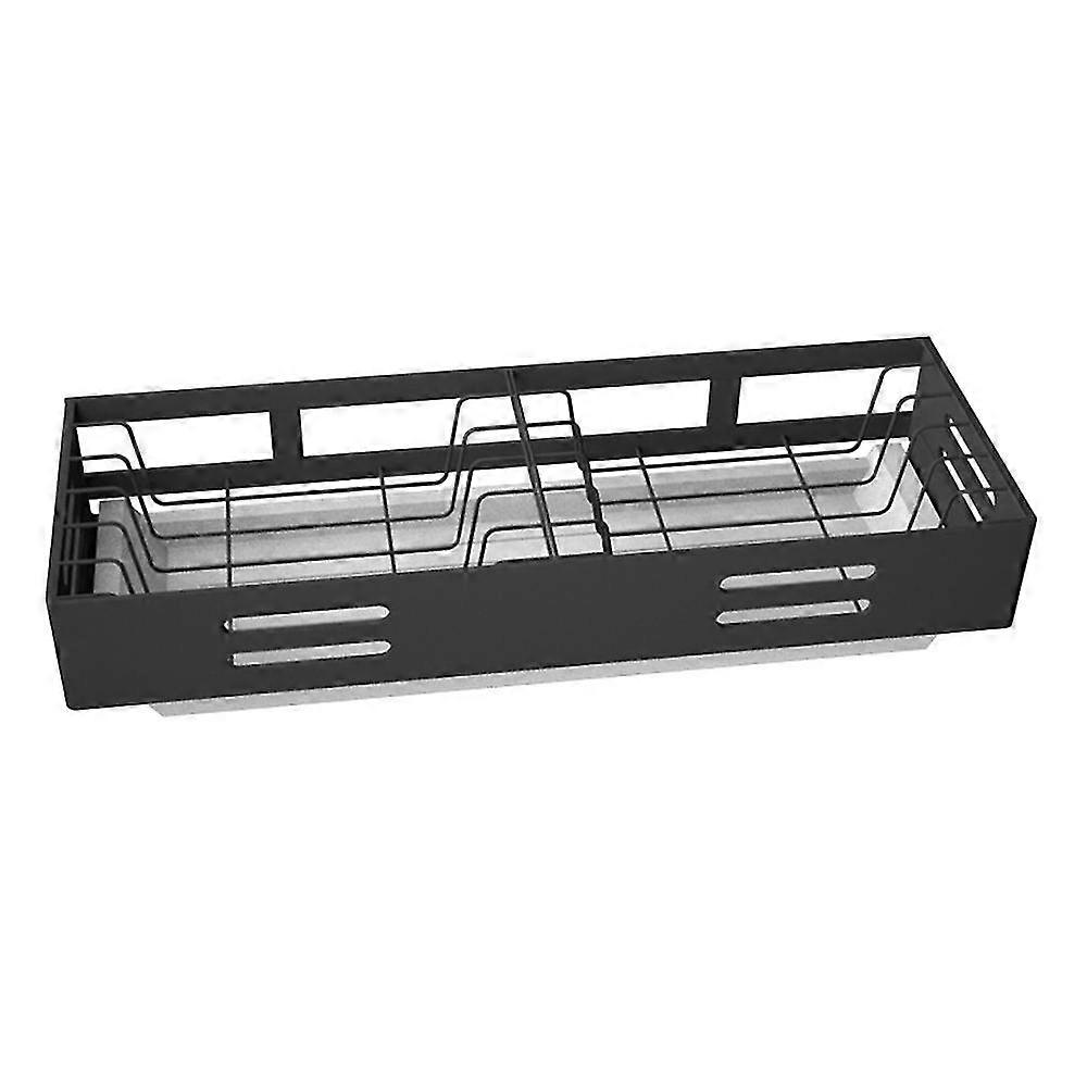 Kitchen Organizer Storage Shelf Wall Mounted Stainless Steel Dish Drying Rack Dinnerware Organizer
