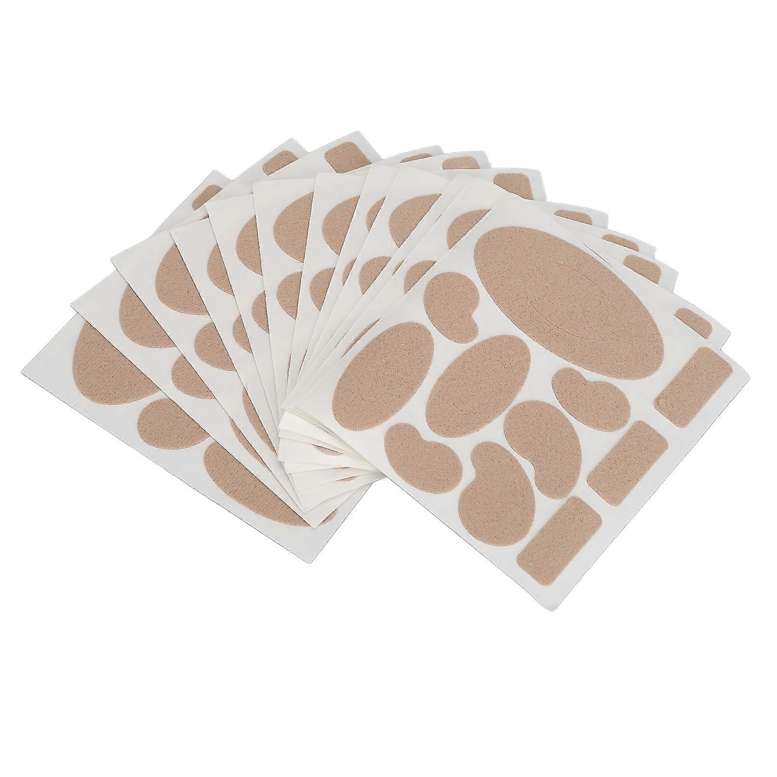 12pcs Adhesive Heel Sticker Irregularity Breathable Elasticity Heel Blister Prevention Tape