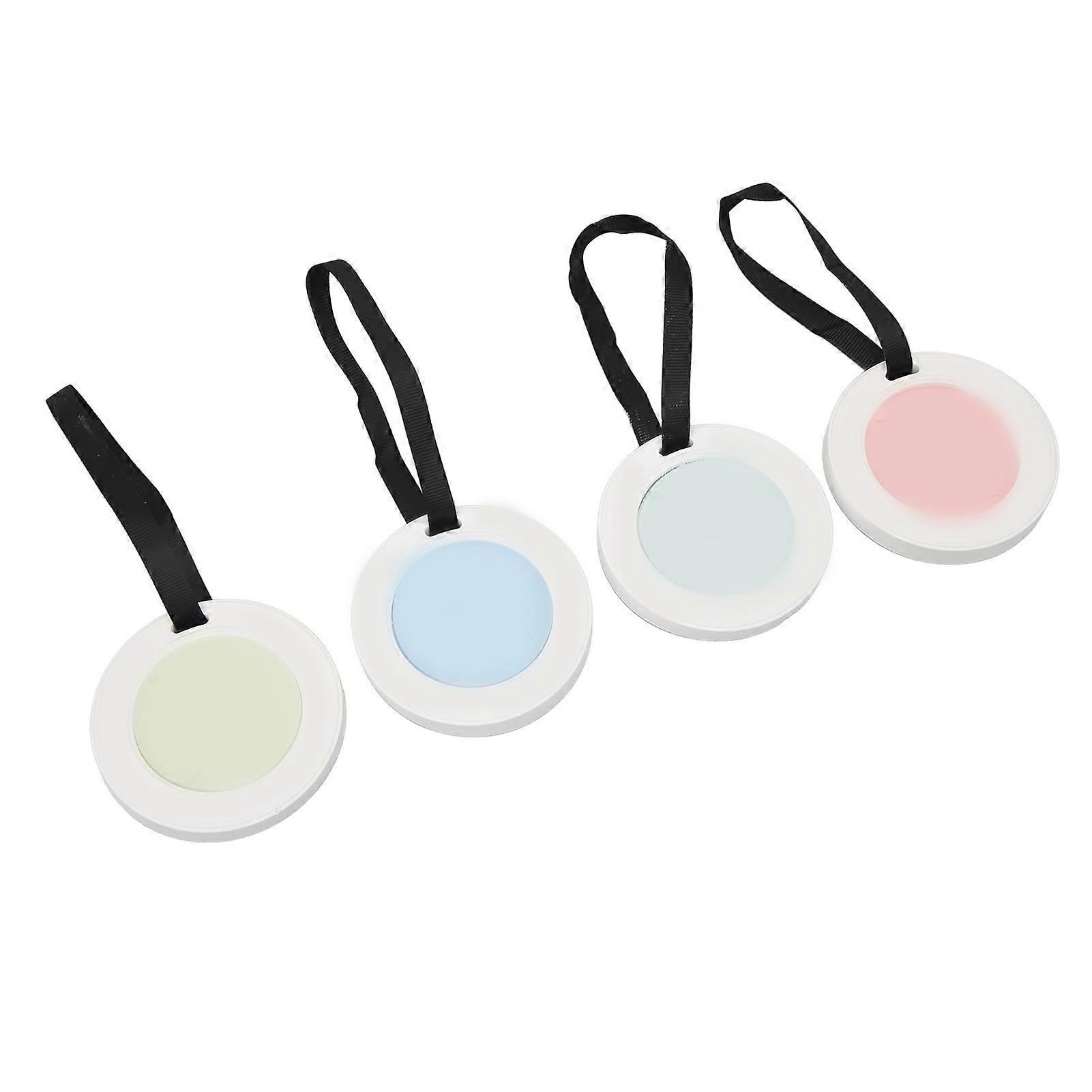 4pcs Fragrance Wax Tablet Long Lasting 8cm Diameter Gypsum Solid Scented Wax for Wardrobe