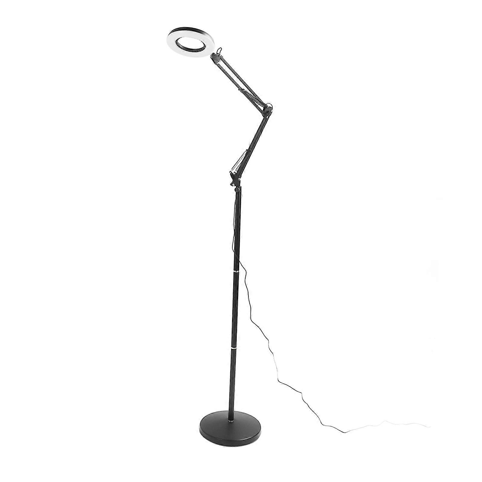 LED Light with Magnifying Glass Eye Protection 10 Levels Dimmable Eyelash Extensions Lamp for Nail Art Beauty Salon