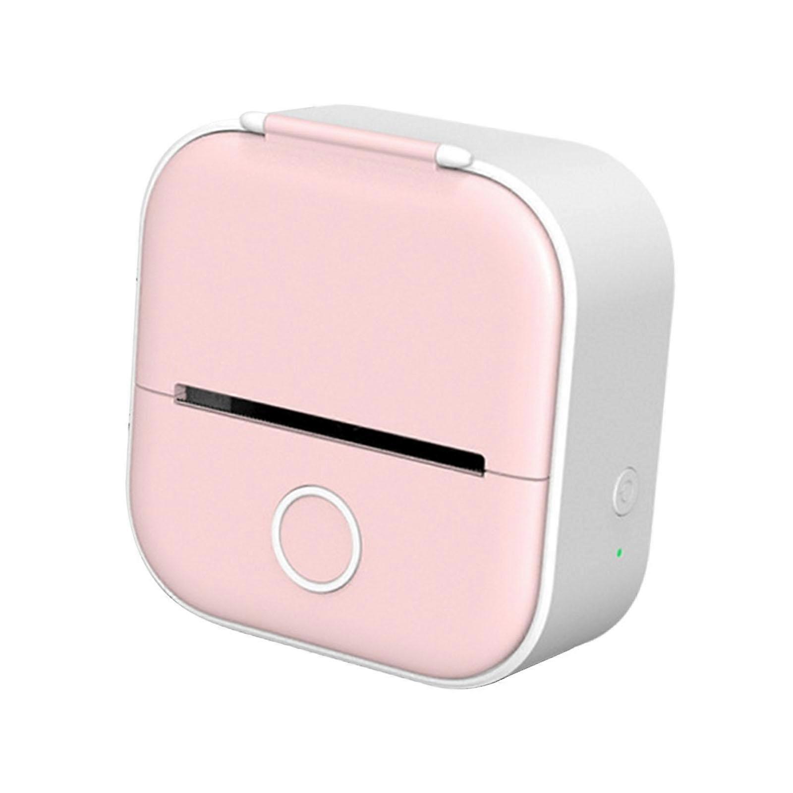 Thermal Printer Plan Journal Inkless Qr Codes Compact Printer Pink