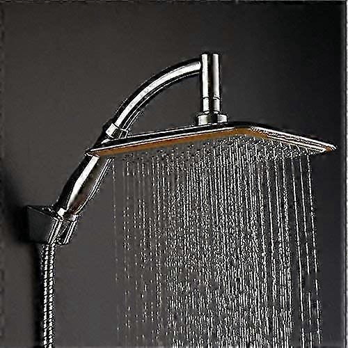 360 Swivel Joint 9 Inch Square Rainfall Overhead Shower Head Ionic Filtration High Pressure Saving Water Handheld Shower Autumn And Winter - MXBC