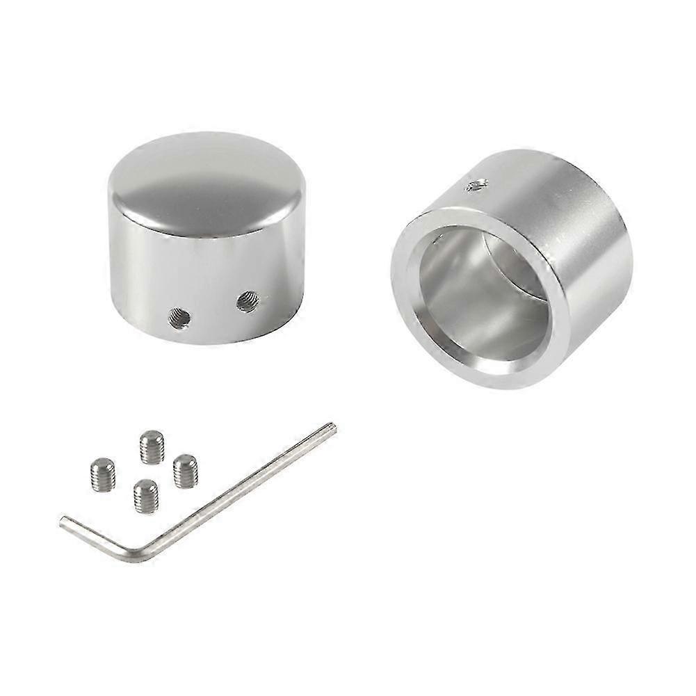 Framaxelmutterkåpor, Aluminium Axelmutterkåpor för Vrsc Softail Dyna Super Glide Xl 883 1200