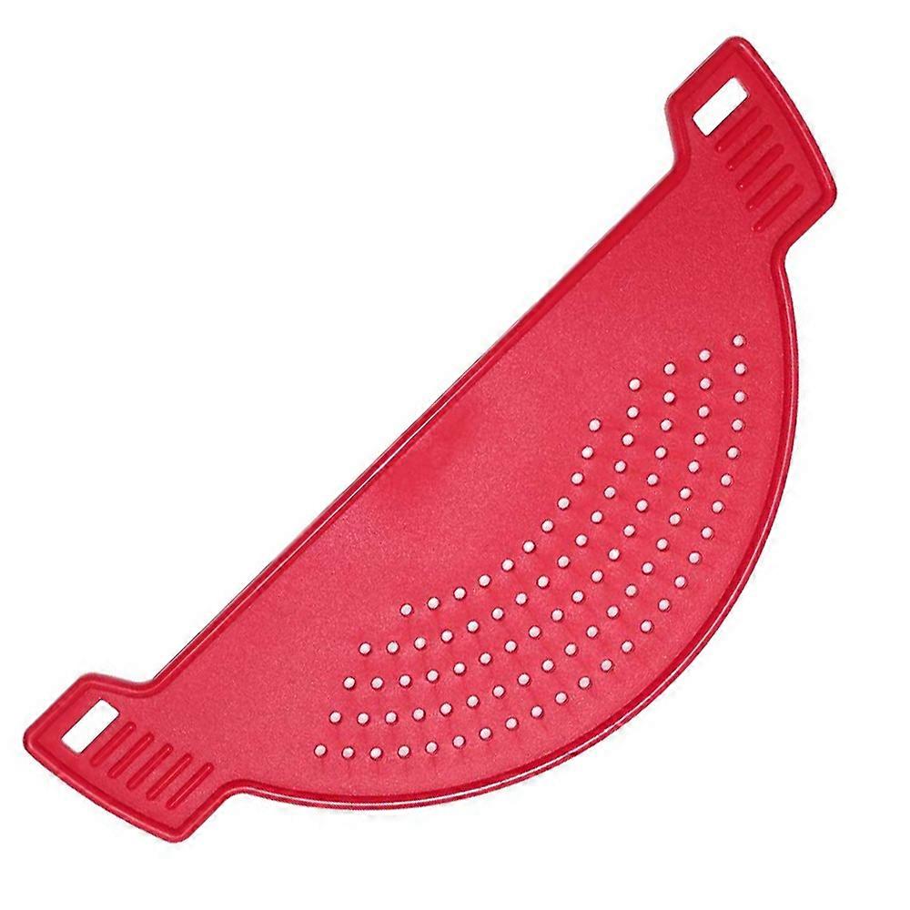 Creative plastic drain basket rice washing filter, leak-proof baffle