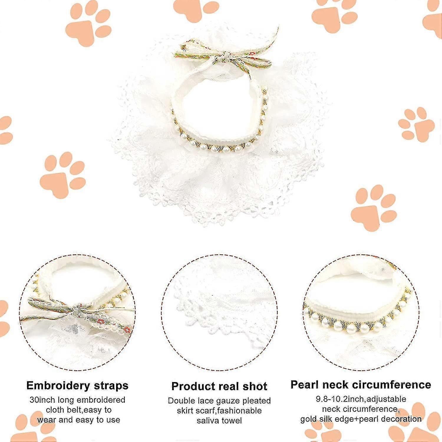 Katzenkostüm Prinzessin – 2-teiliges Set Mit Krone & Halstuch, Rosa Spitze, Für Katzen & Kleine Hunde