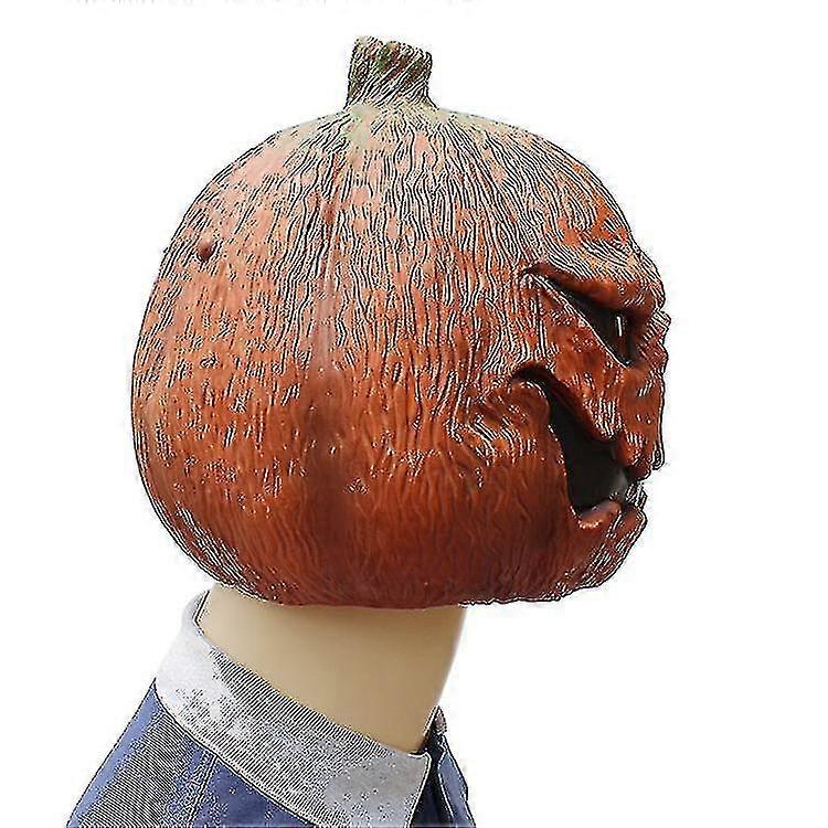 ハロウィンパンプキンヘッドマスク、ホラー面白いマスク、ラテックスボールコスチューム、ボールプロップとして機能