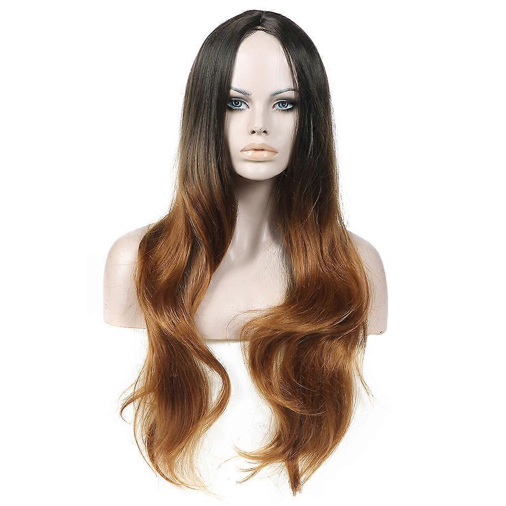 Gradient Ramp Cap Two Colors Synthetic Wig