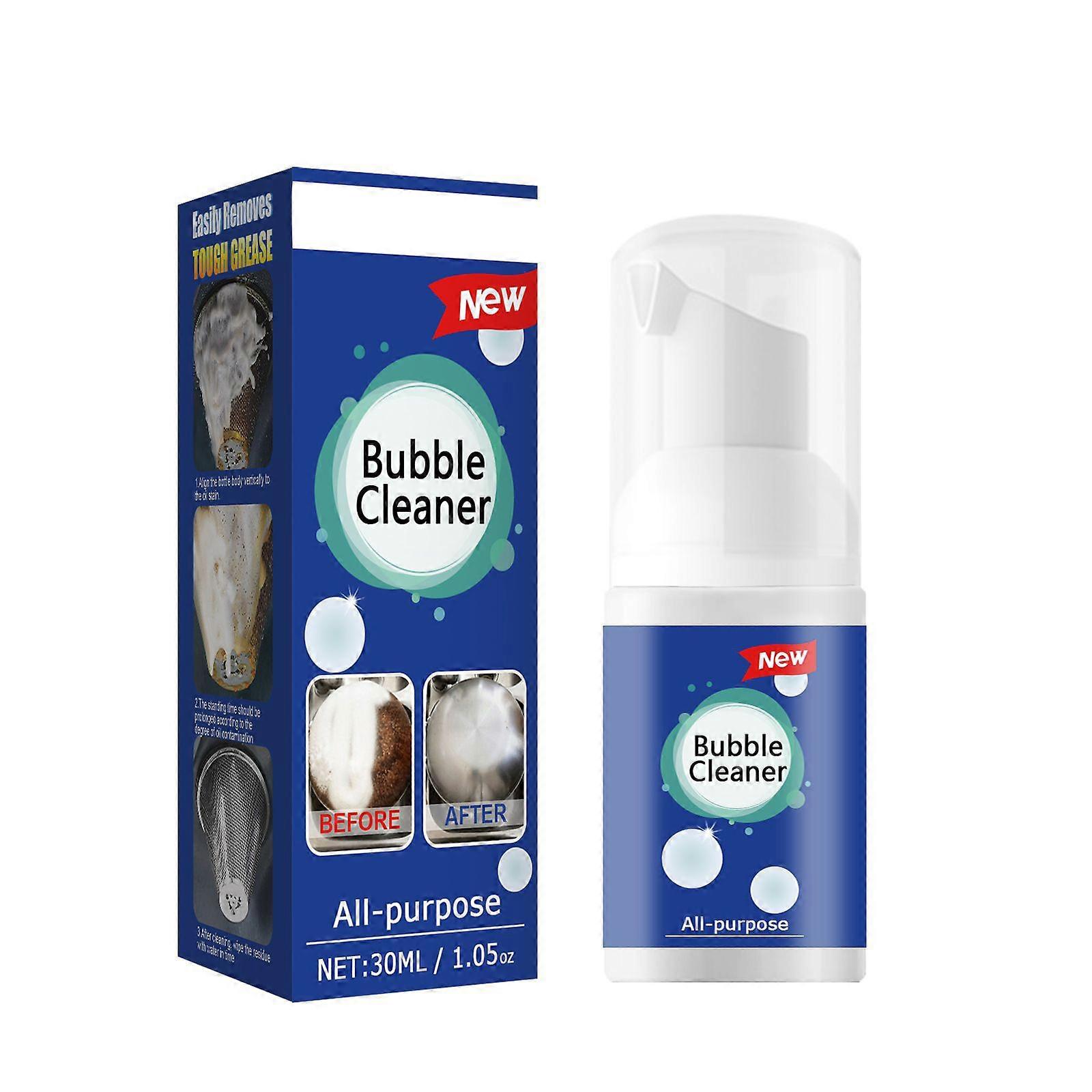 Nettoyant à bulles tout usage, nettoyant moussant à l’huile lourde, nettoyant moussant puissant pour l’élimination des taches, puissant nettoyant à bulles sans rinçage 100 ml