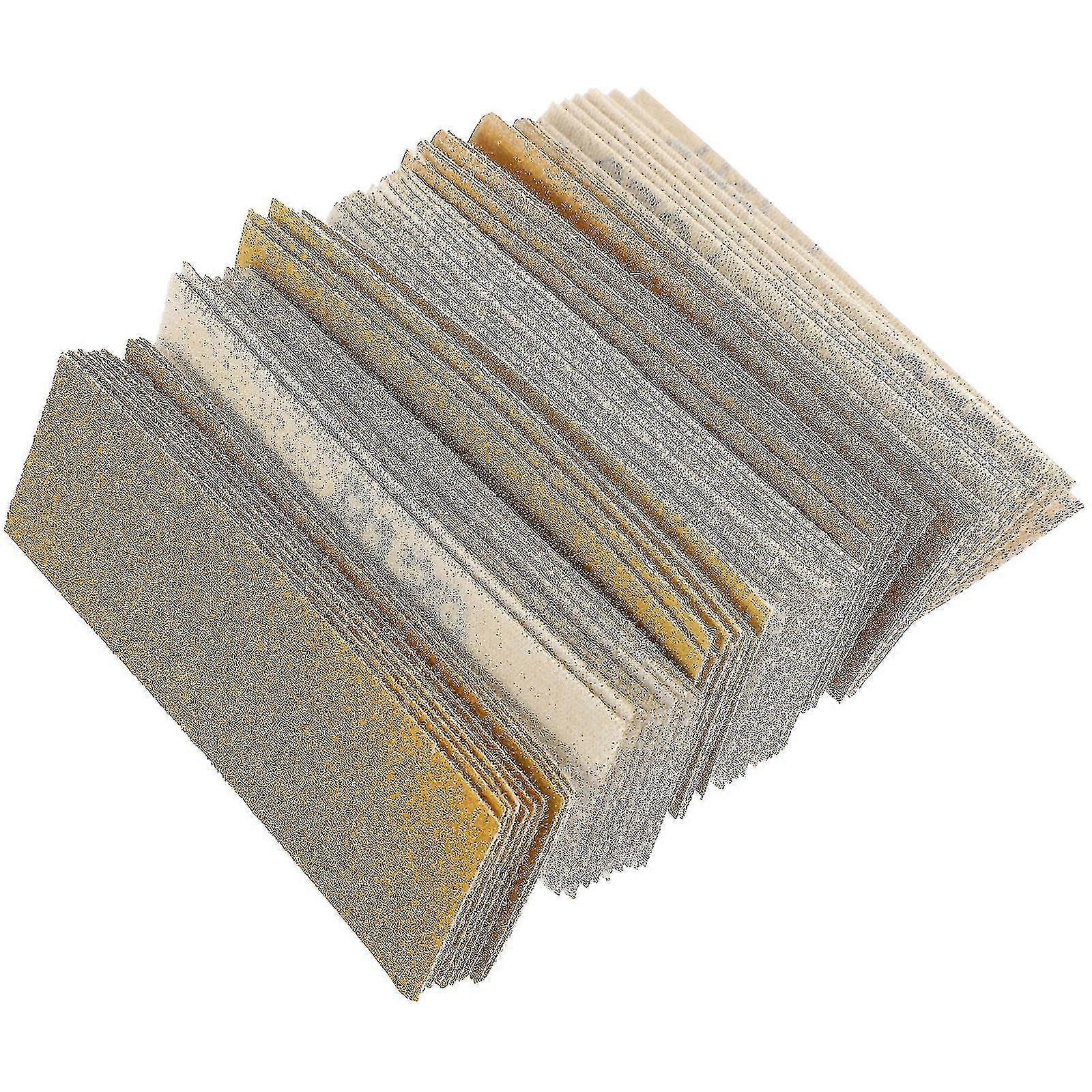 60 Sheets Sand Paper Small Sanding Tools Assortment Sand Paper 80#/120#/150#/180#/240#/320#