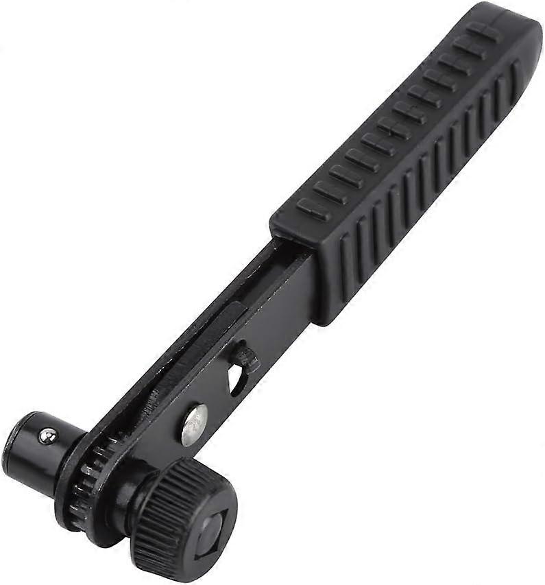 1/4" Iron Ratchet Wrench Screwdriver Bits Quick Socket Tool, Black