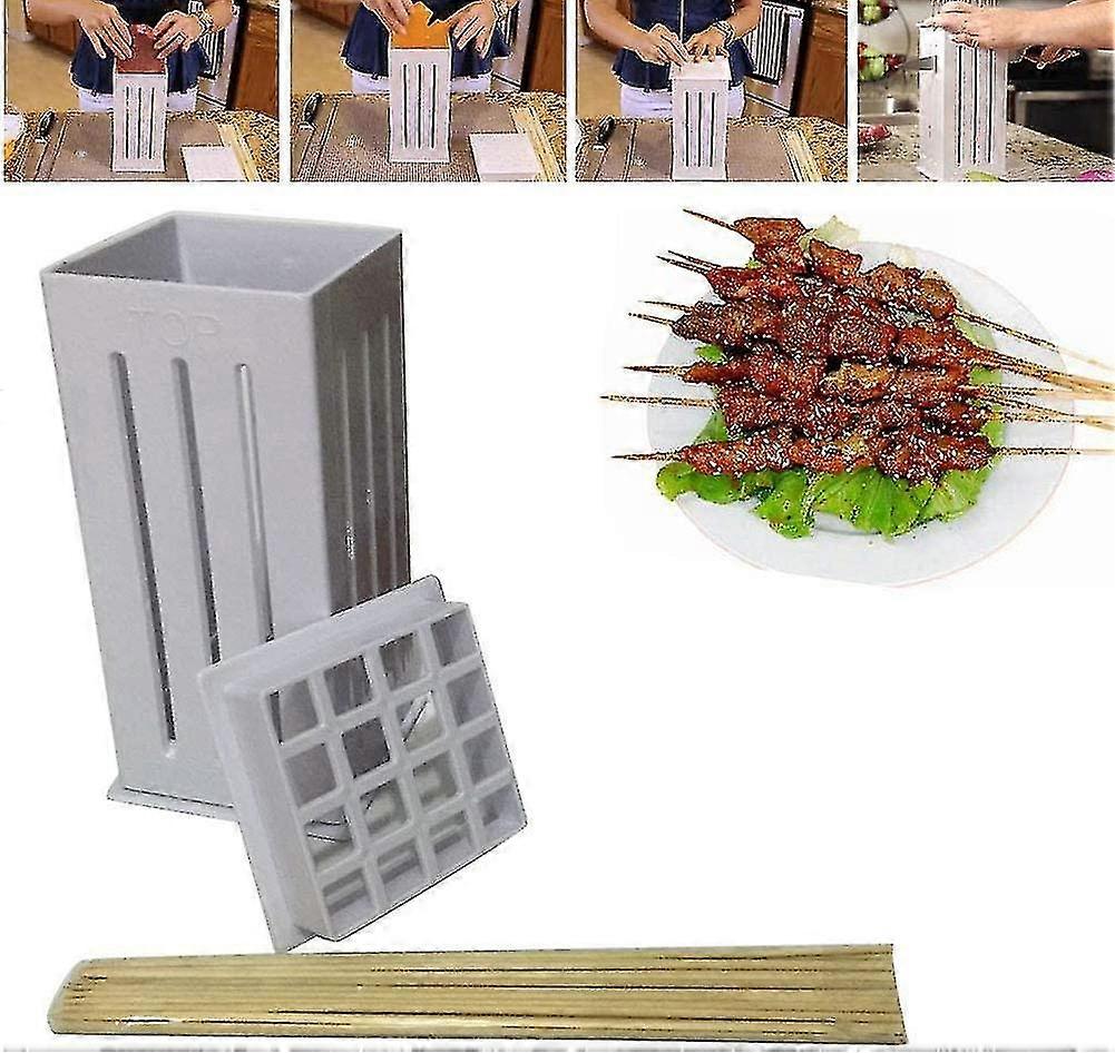 Kebab, 16 Holes Meat Skewers , Kit Tool Box