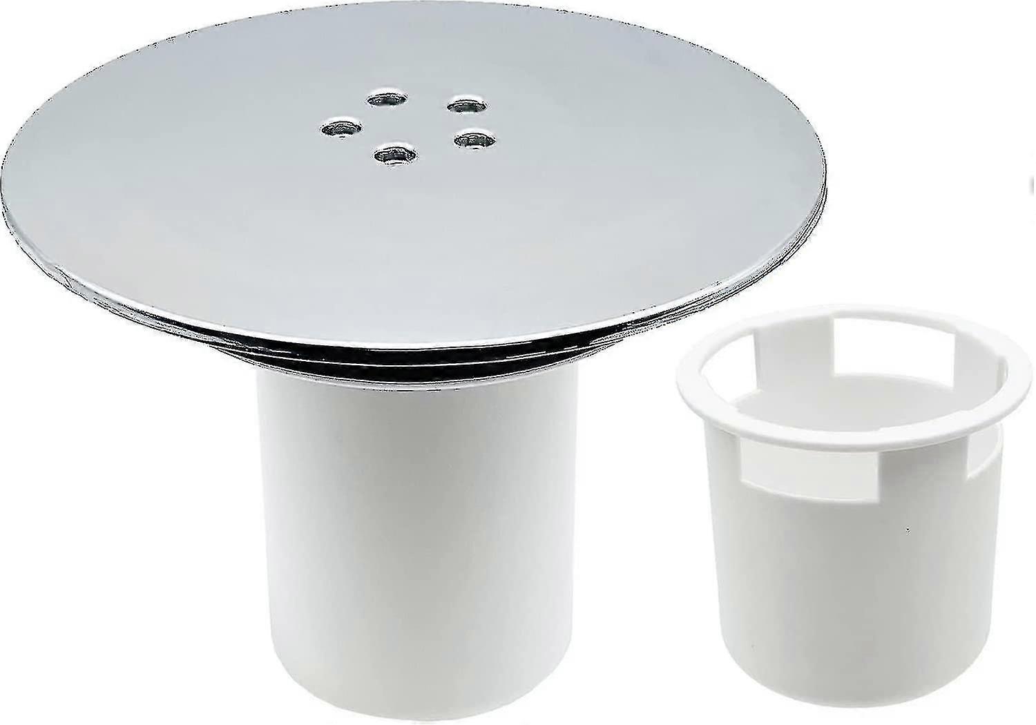 Duschablaufabdeckung, Duschablaufabdeckung Ersatz, 90mm / 115mm Duschabflusslochabdeckung, Duschabflussabscheiderabdeckung, Duschwannenstopfenlochabdeckung chrom, sh