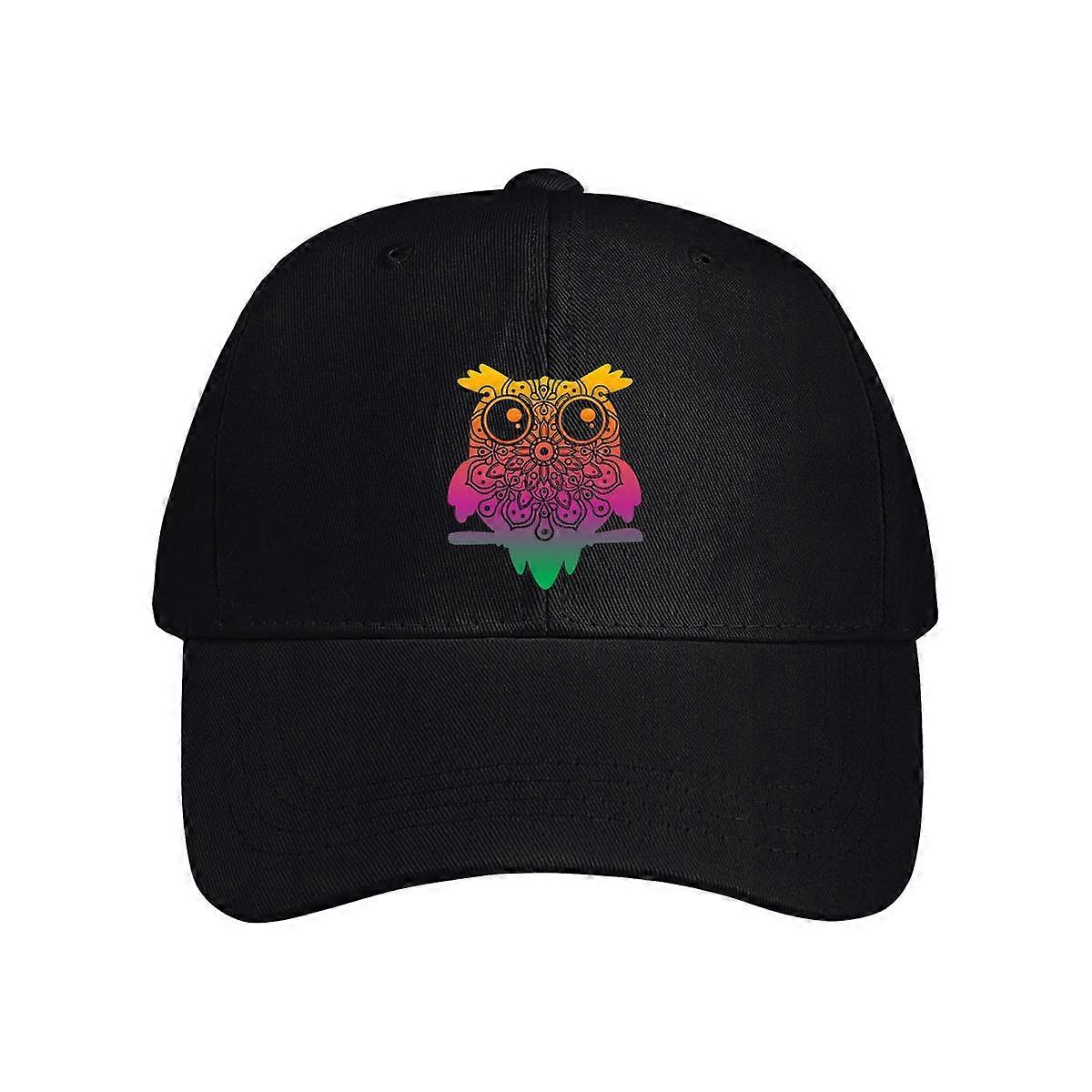 Owl Abstract Baseball Cap