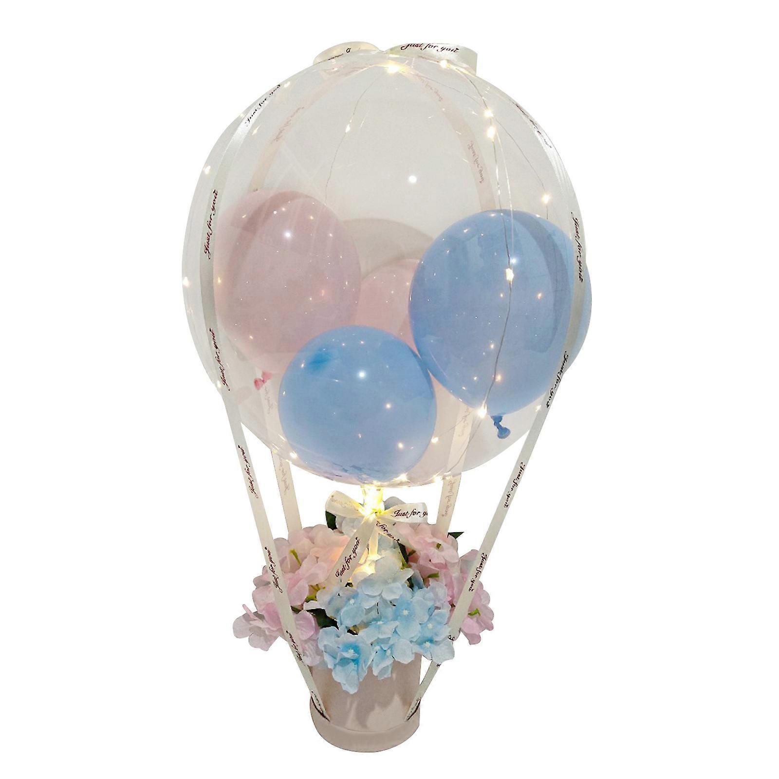 Flower Basket Hug Bucket Bobo Ball Bouquet Birthday Party 520 Valentine's Day Confession Gift Arrangement Decoration