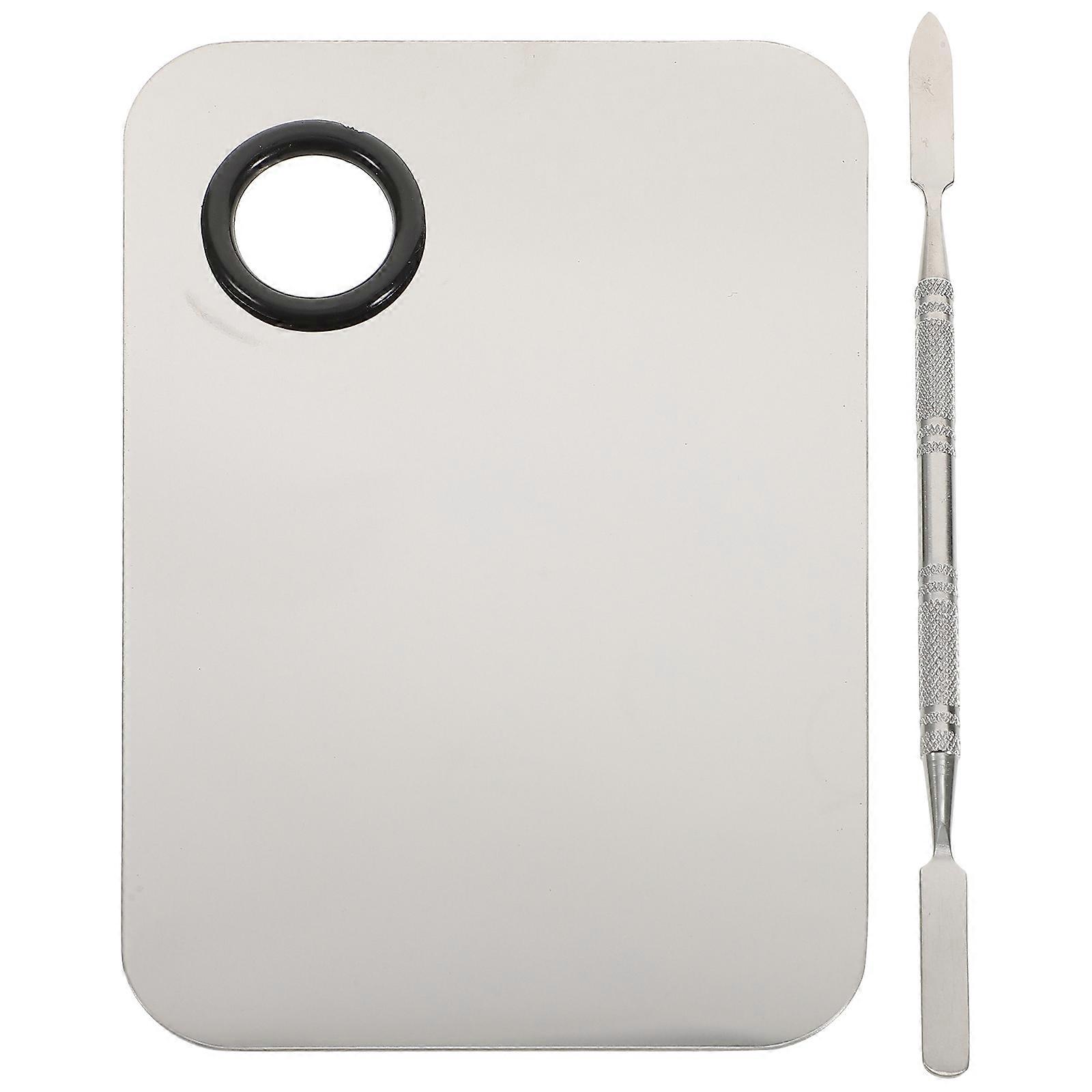 Rustfritt stål Makeup Mixing Blending Spatula Verktøy