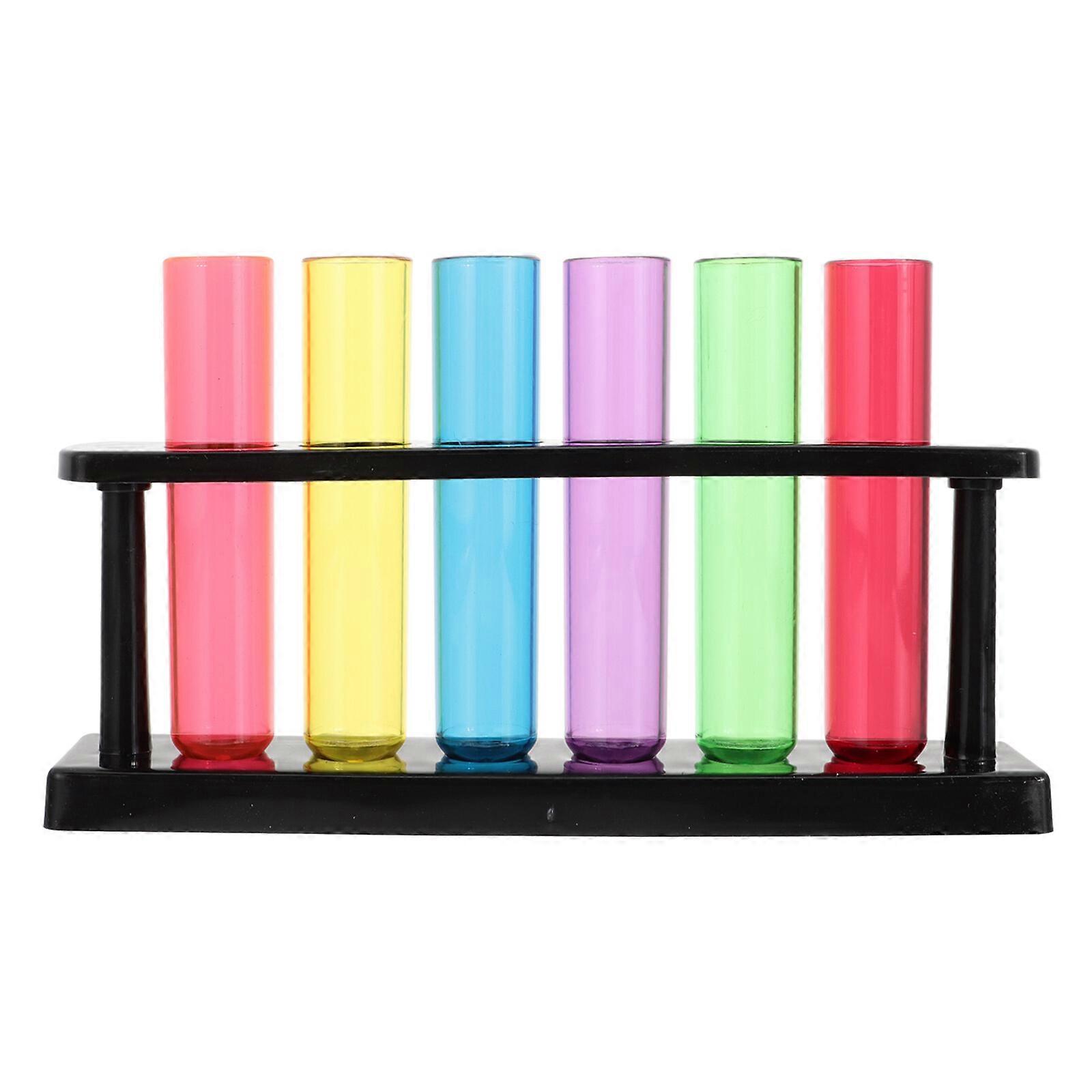 1 Set Plastic Test Tubes Transparent Test Tubes Practical Test Tubes For Science