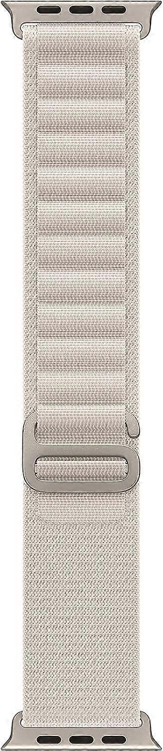 Apple Watch 49mm Starlight Alpine Loop