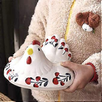 JJUNW Panier Collecte Œufs Avec 7 Sacs - Porte-Œufs Poule Fermier Coq à Pois Pour Œufs Frais