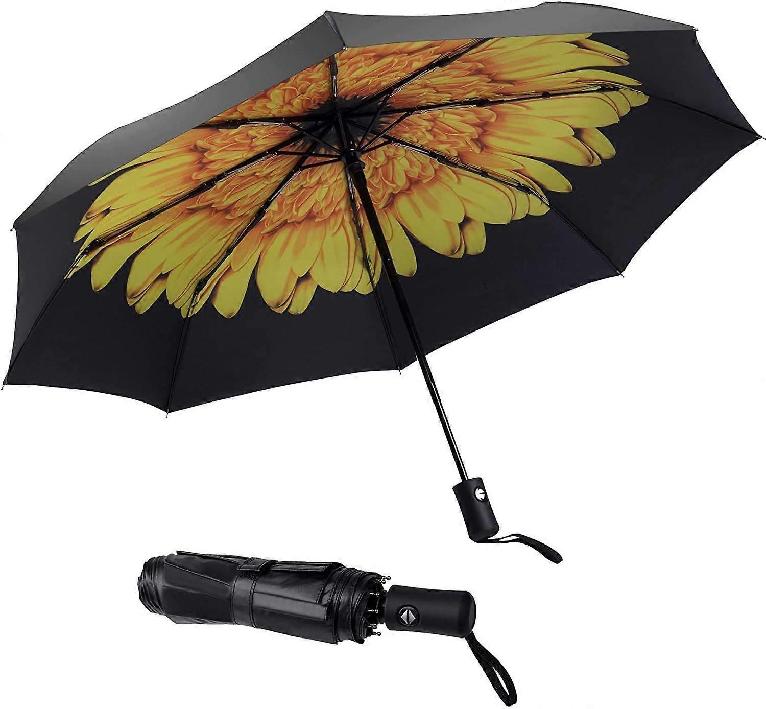Liangnv Parapluie de voyage Parapluie automatique coupe-vent-Parapluie de sortie dusine