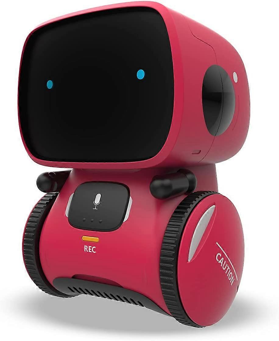 Robots Toy, Interactive Smart Robotic with Touch Sensor, Voice Control, Speech Recognition, Singing, Dancing-Red