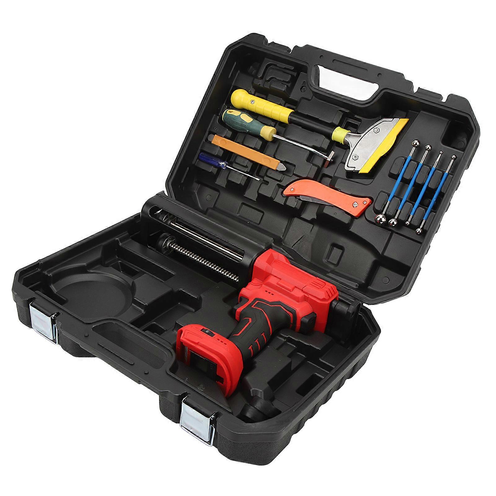 Cordless Caulking Gun 6 Level Speed 800N Thrust Sealant Caulk Gun with LED Light for Sealing