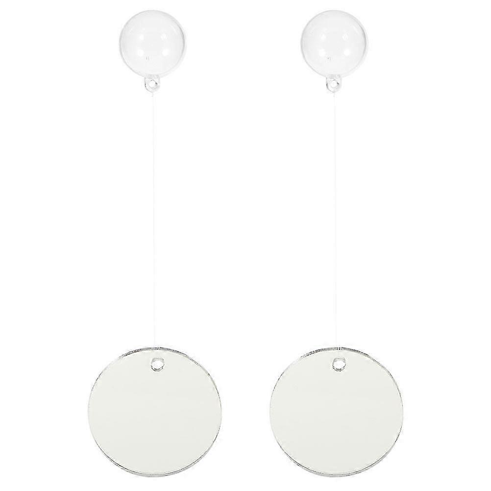 2 Sets Fish Training Mirror Betta Fish Mirror Fish Tank Mirror Aquarium Accessory